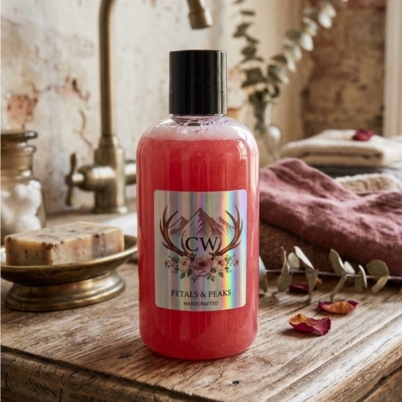 CW PETALS & PEAKS Other - 🍓STRAWBERRY SALOON BUBBLE BATH -CW Petals & Peaks Handcrafted🍓